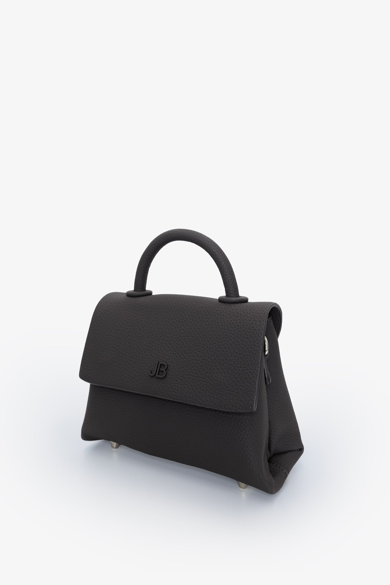 The Hailey Bag - Small Pebble - Charcoal