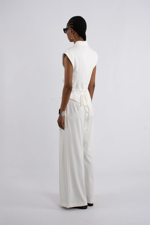 Cap Sleeve Belted Jacket