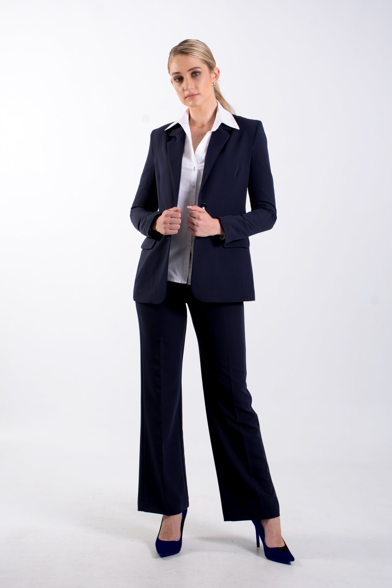 Ladies Office Straight Leg Trousers