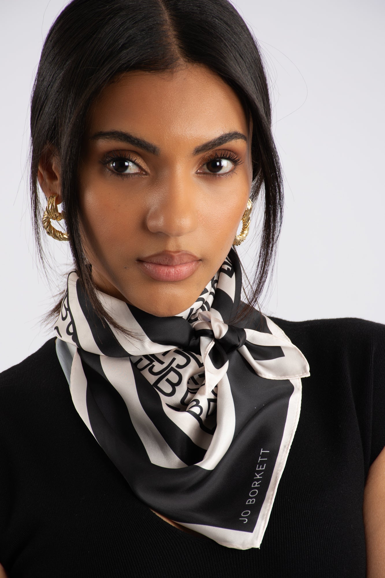 Monogram Neckerchief (Cream)