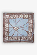 Silk Touch Magnolia Neckerchief - Brown