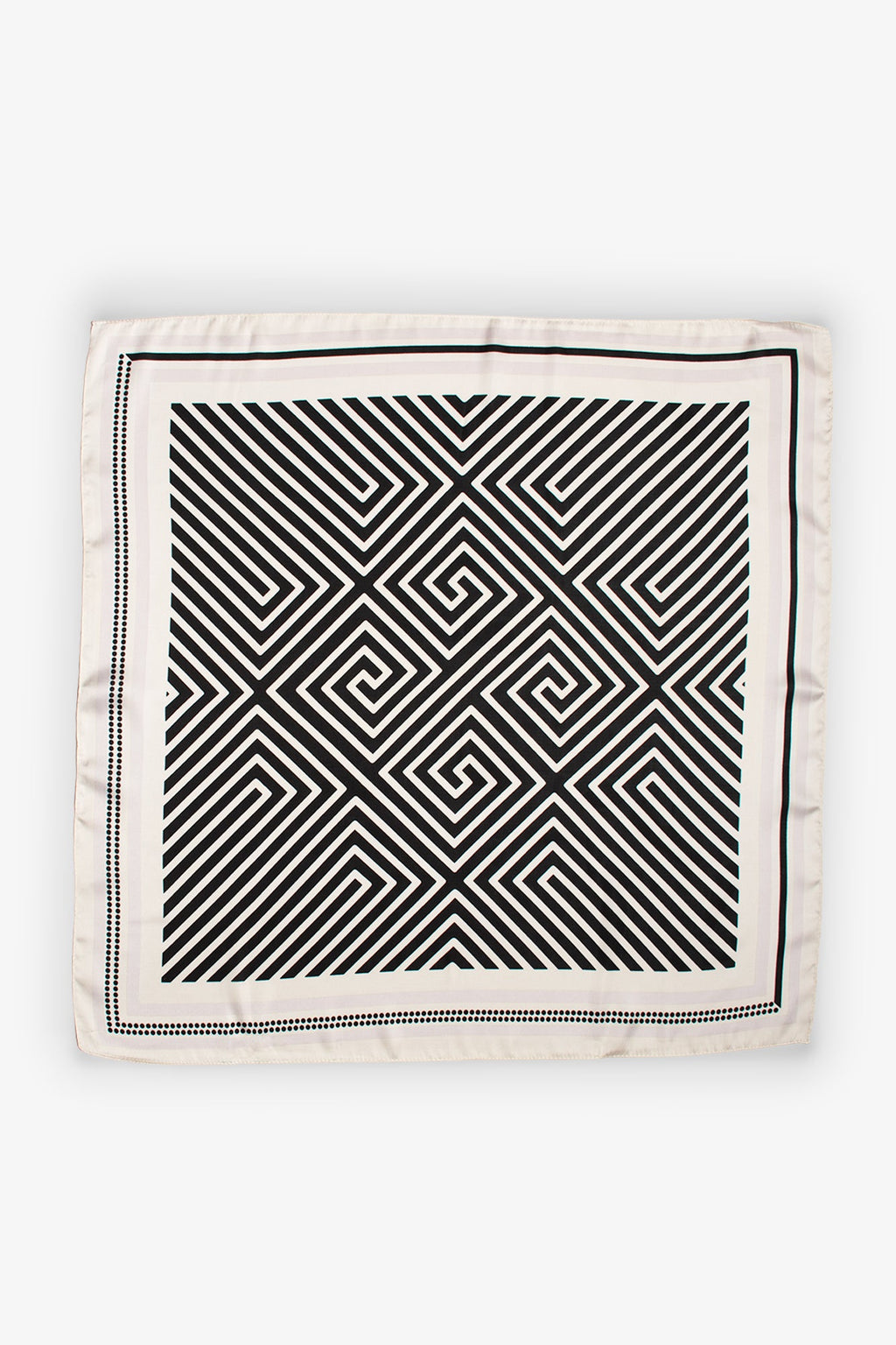 Silk Touch Geometric Neckerchief
