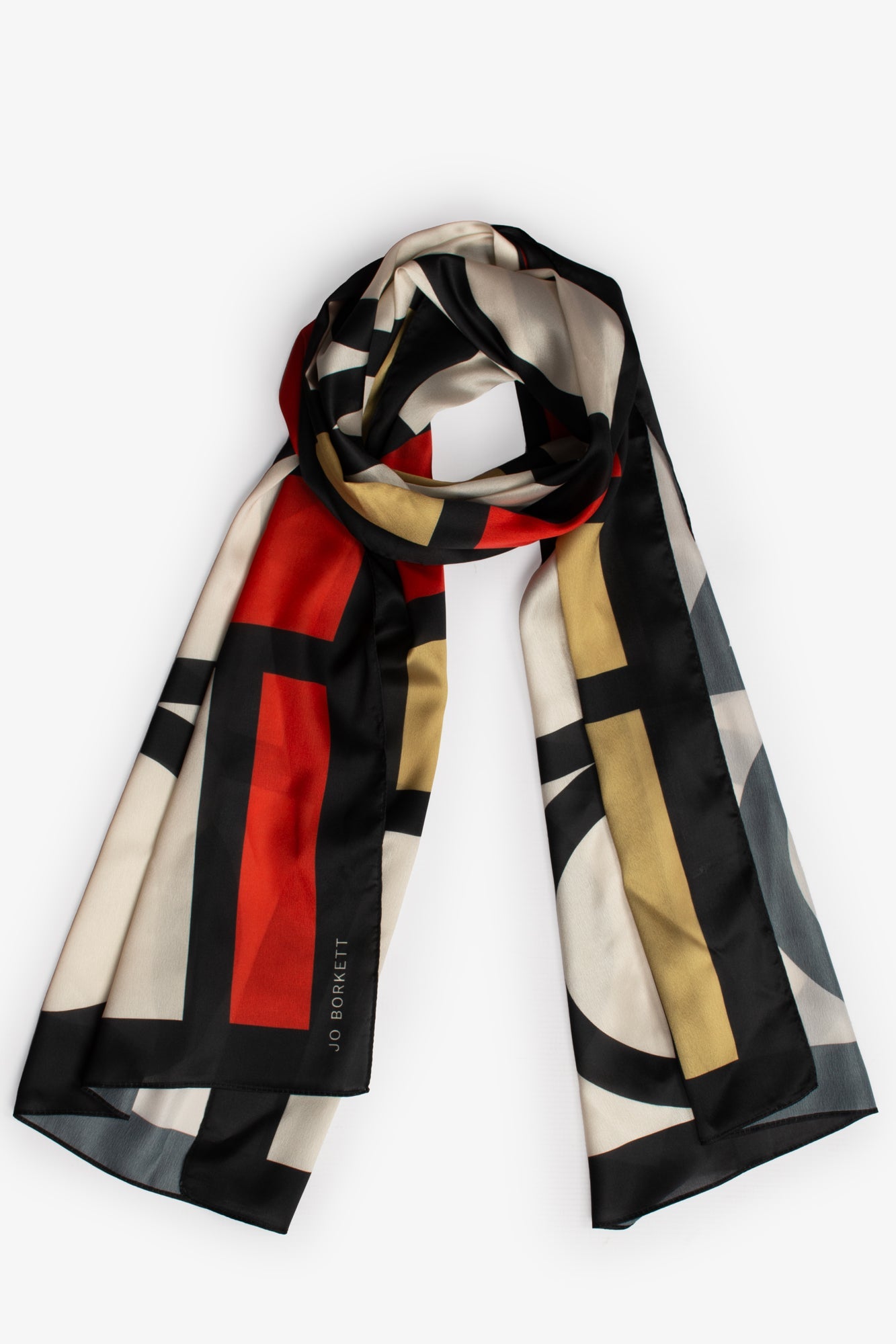 Silk Touch Rectangular Micetury Design  - Earthtone