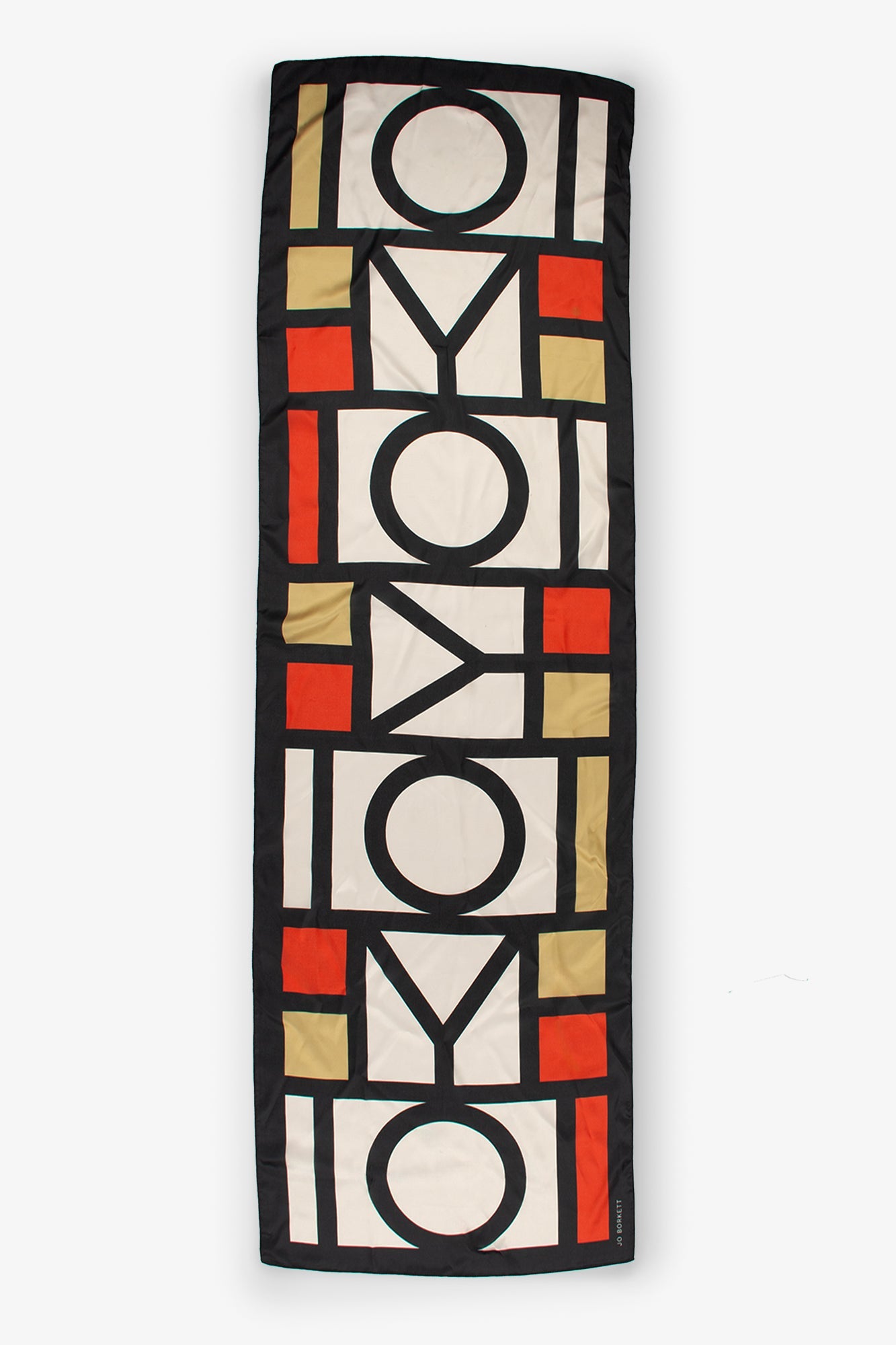 Silk Touch Rectangular Micetury Design  - Earthtone