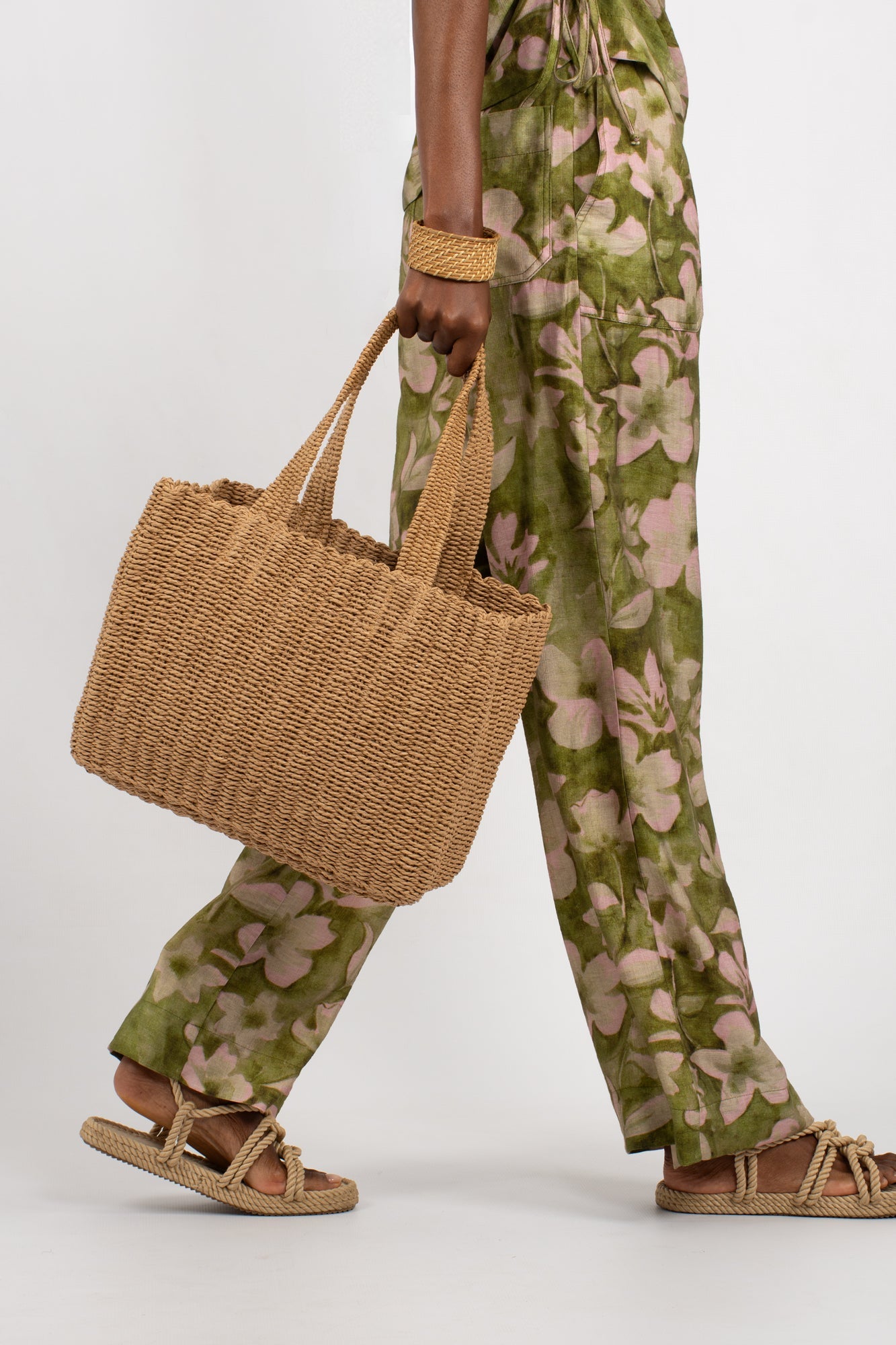 The Saskia Shopper - Raffia