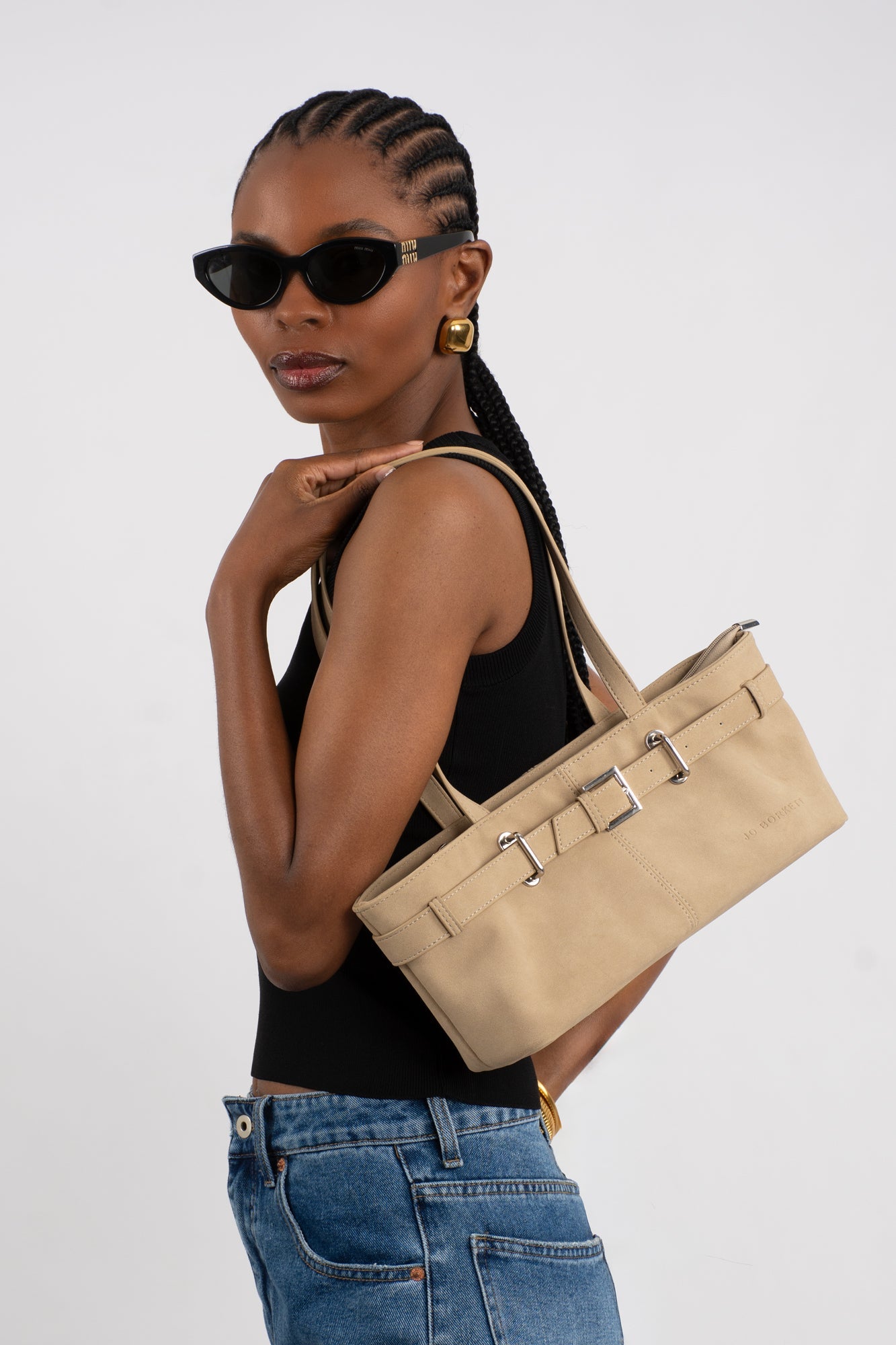 The Kylie - Suede - Beige