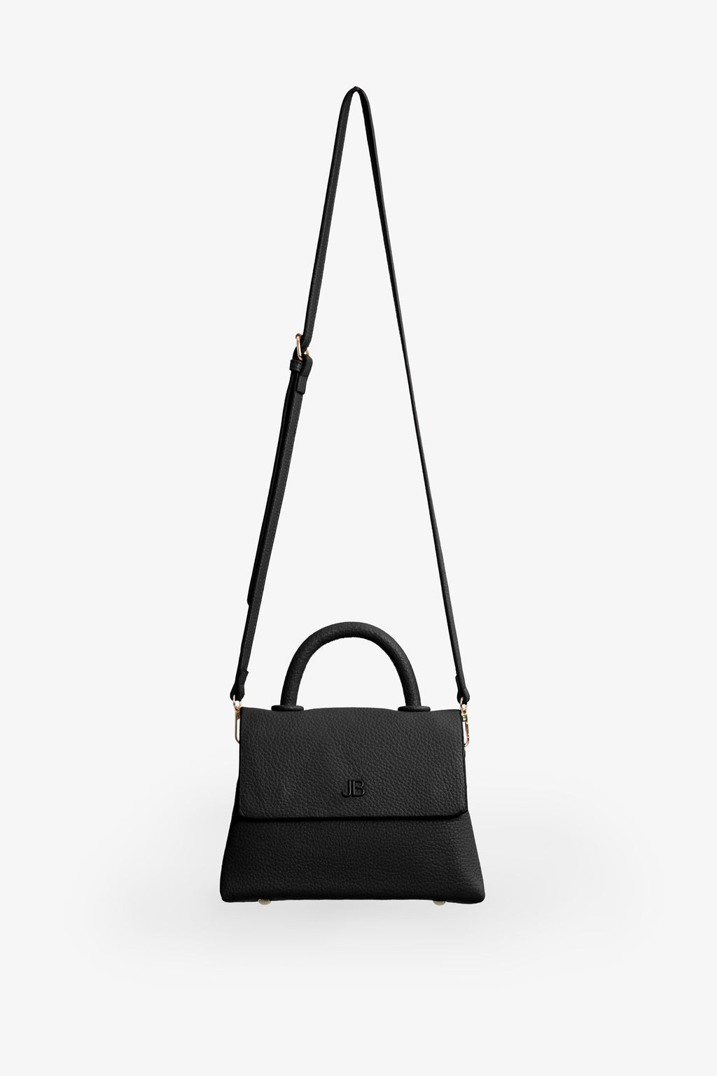 The Hailey Bag - Small Pebble - Black