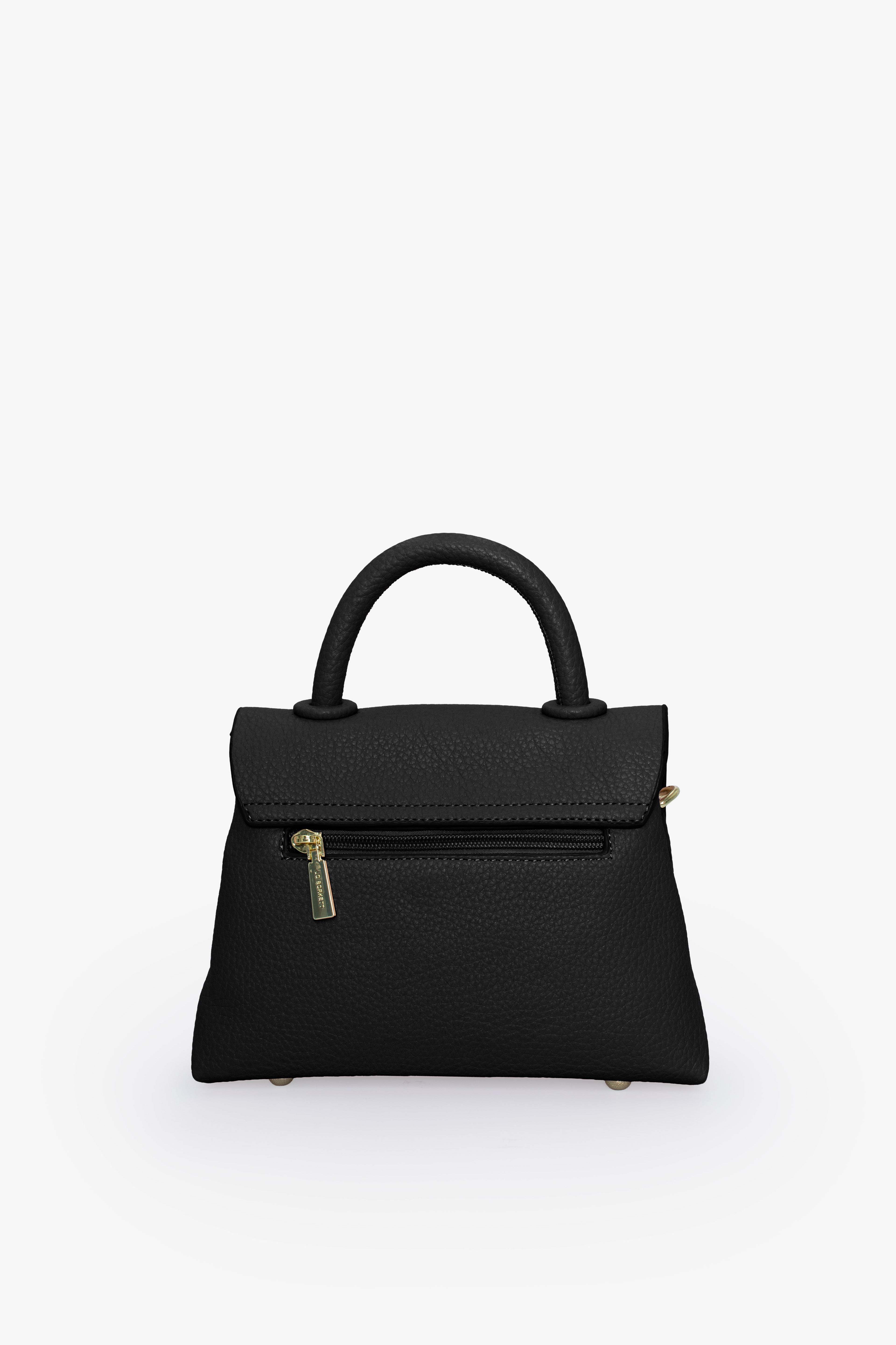 The Hailey Bag - Small Pebble - Black