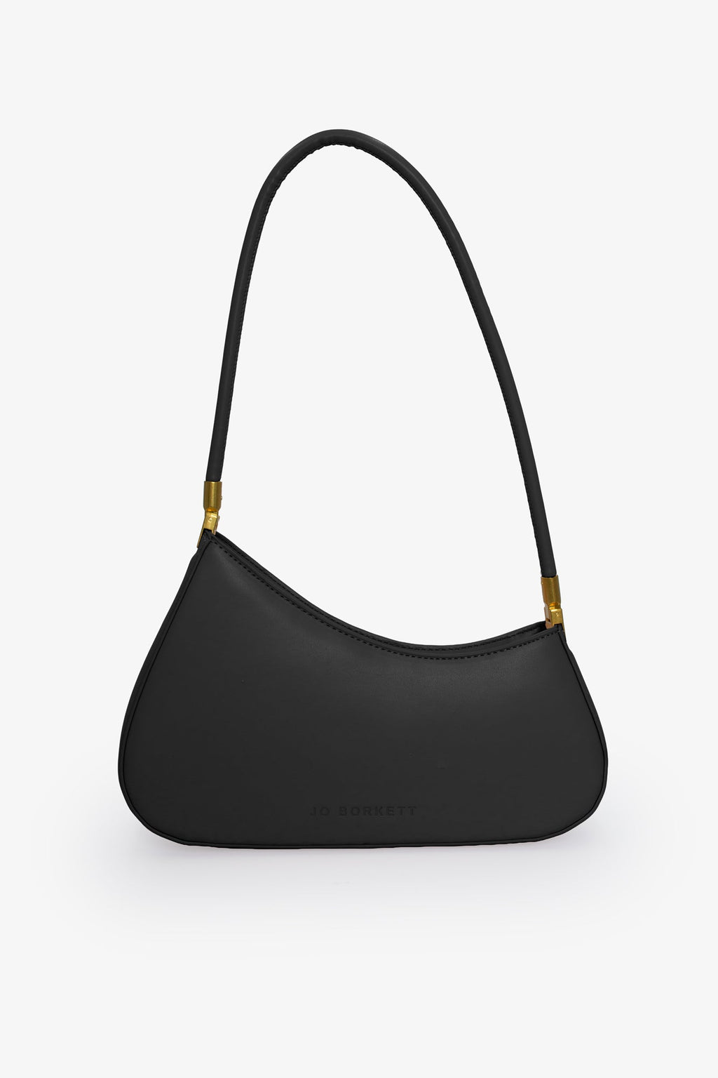 The Gia Bag - Small Asymmetric Shoulder Bag - Black