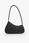 The Gia Bag - Small Asymmetric Shoulder Bag - Black