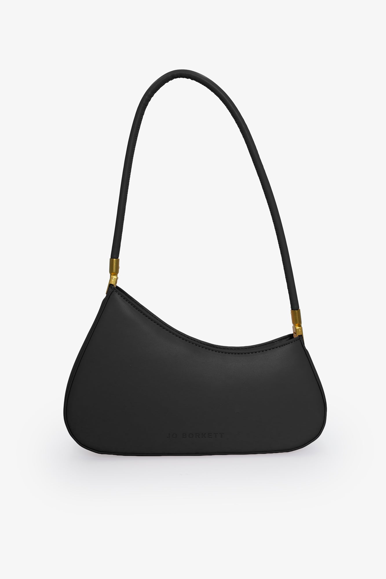 The Gia Bag - Small Asymmetric Shoulder Bag - Black