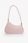 The Gia - Small Asymmetric Shoulder Bag - Pink