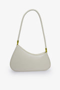 The Gia Bag - Small Asymmetric Shoulder Bag - Cream