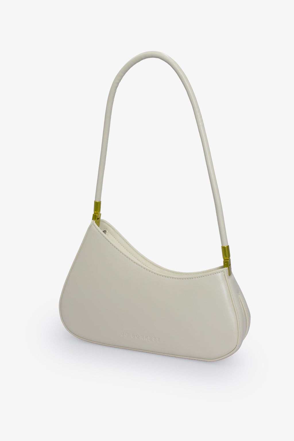 The Gia Bag - Small Asymmetric Shoulder Bag - Cream