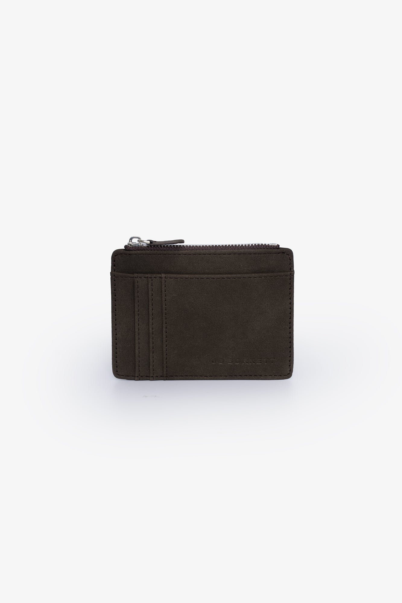 The Jessica - Suede Card Holder - Chocolate