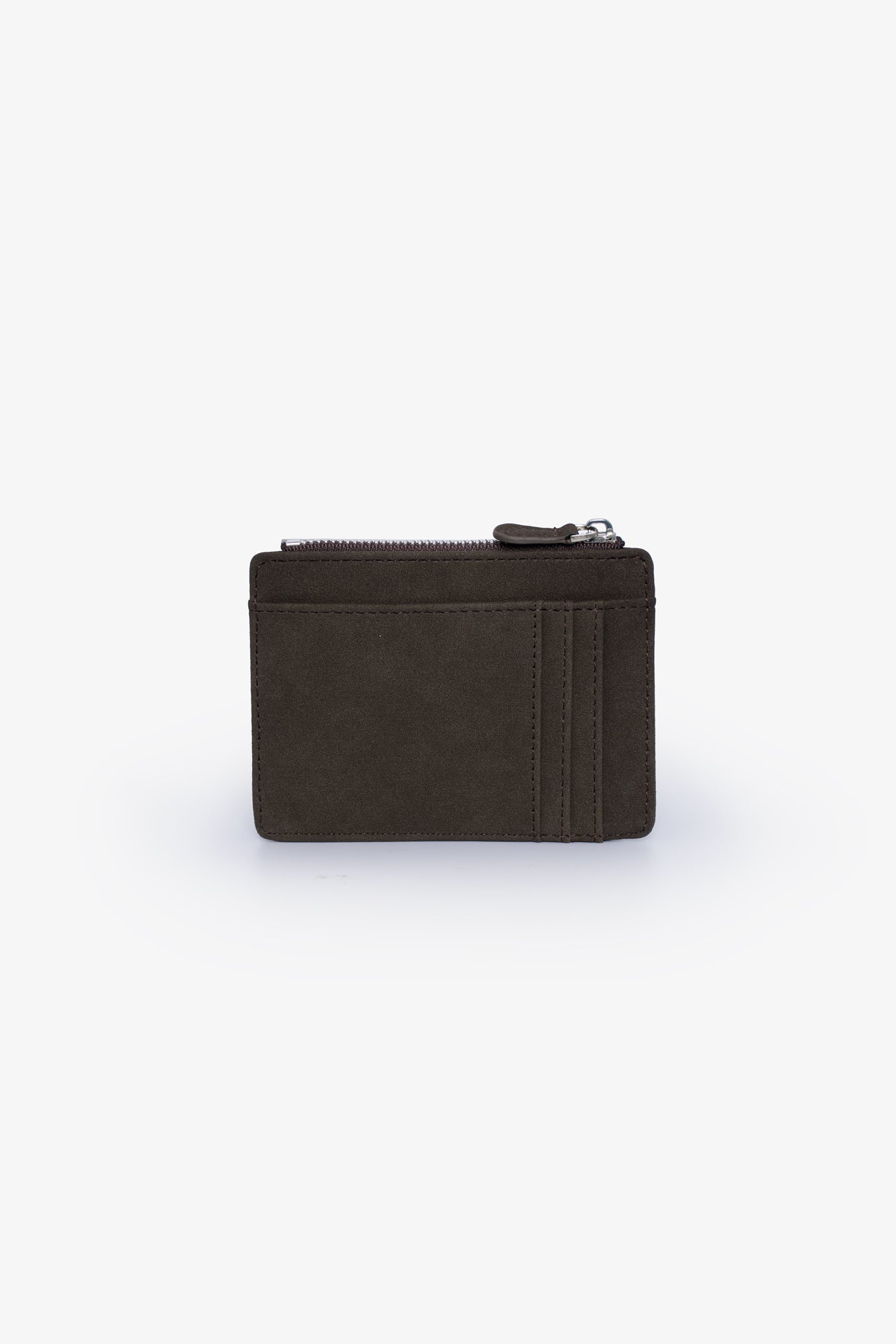 The Jessica - Suede Card Holder - Chocolate