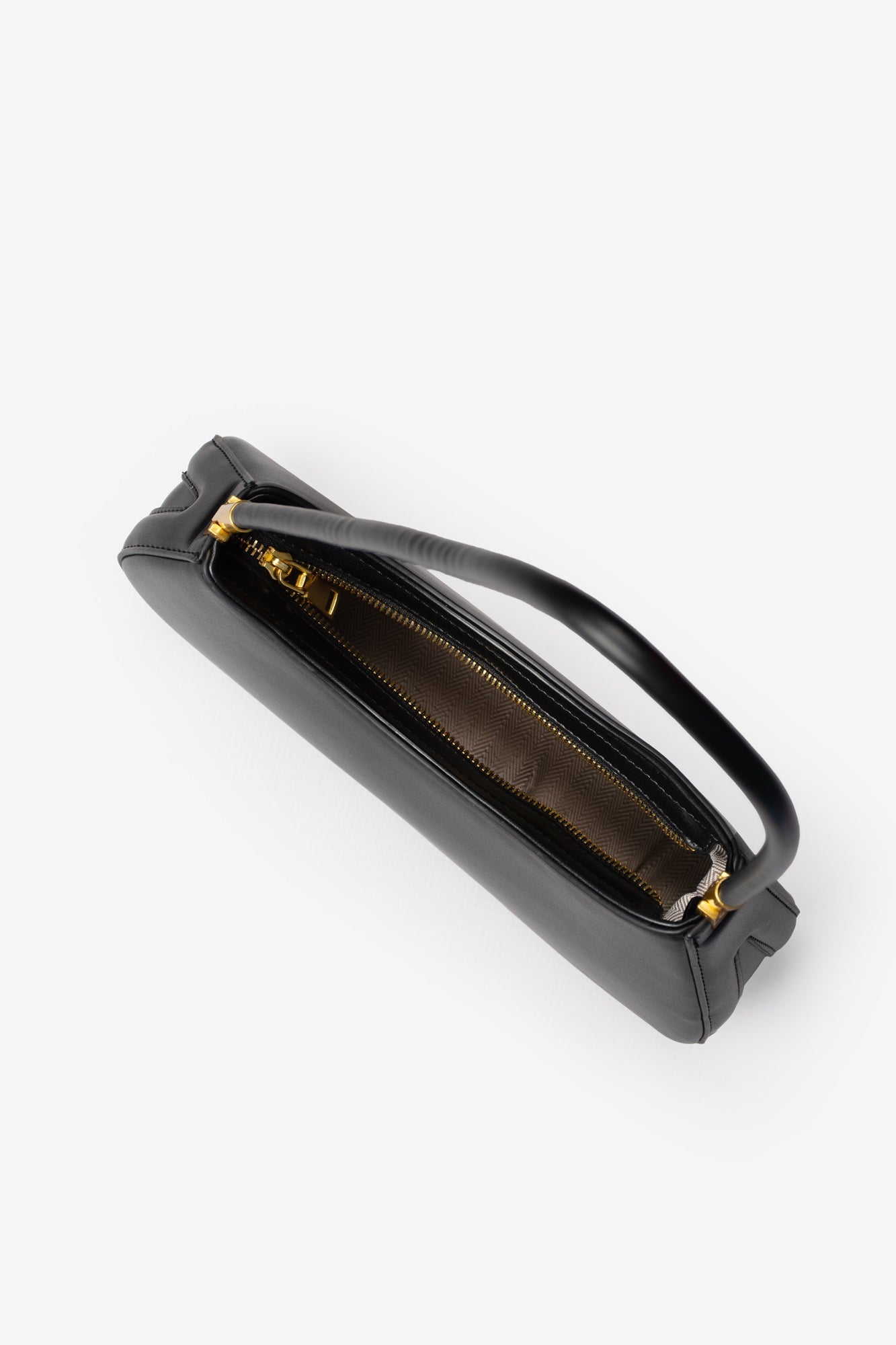 The Gia Bag - Small Asymmetric Shoulder Bag - Black