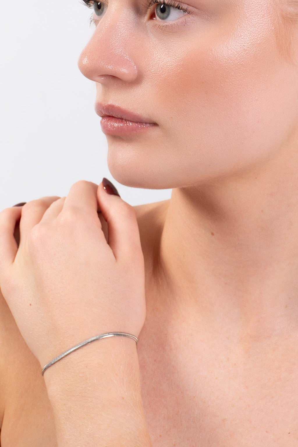 Sterling Silver Snake Chain Bracelet