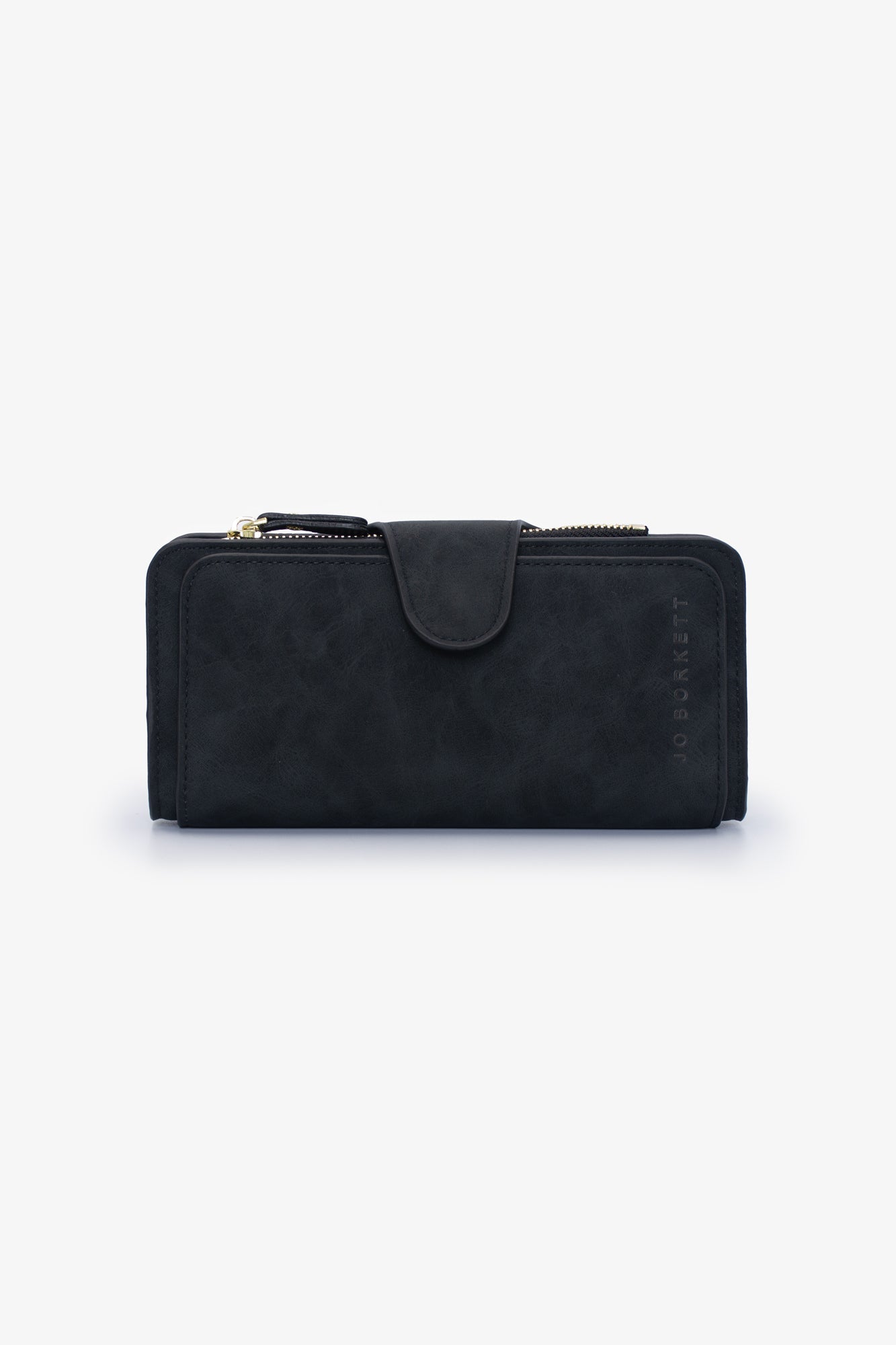 The Large Bi Fold Wallet - Black