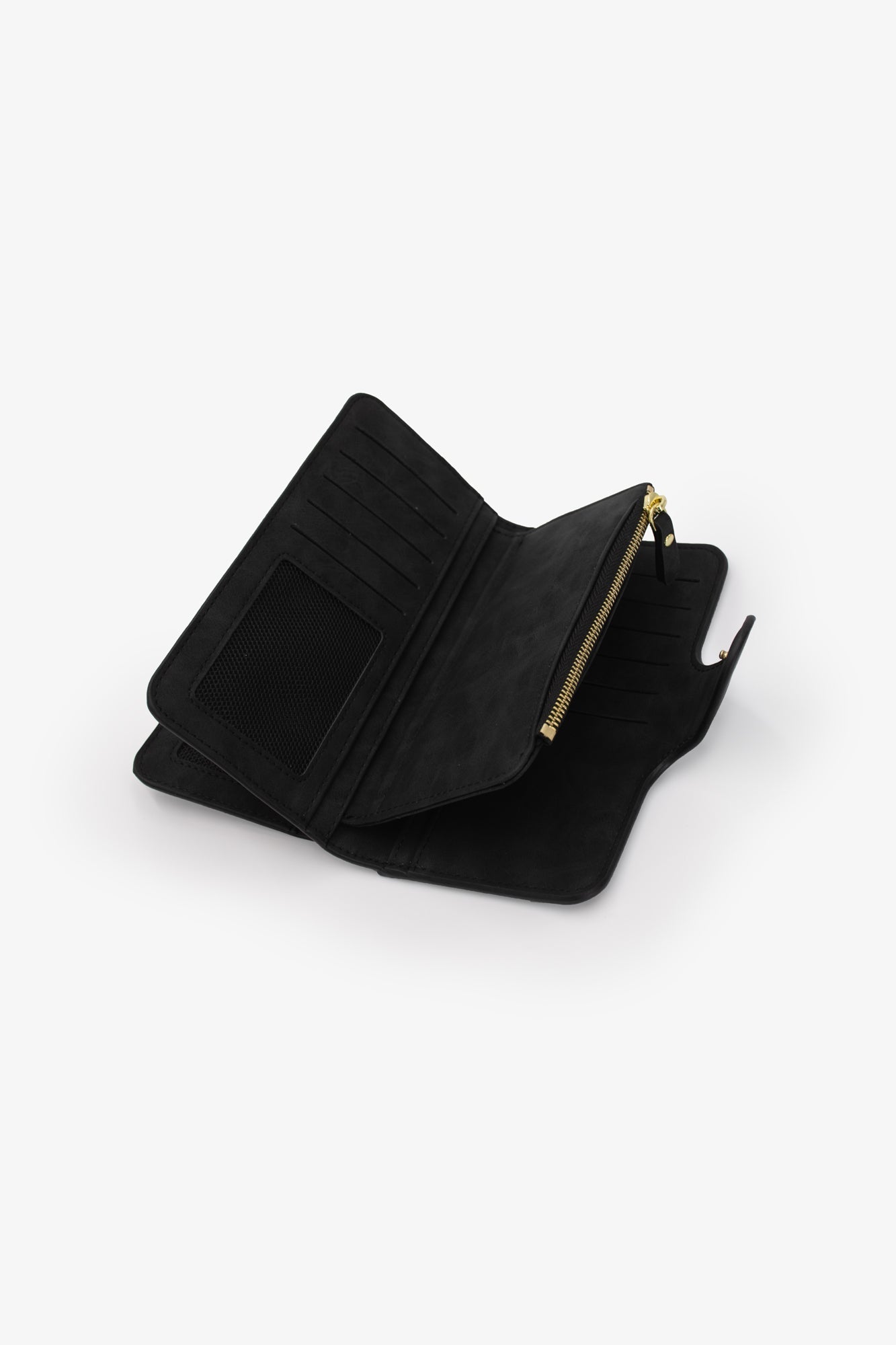 The Large Bi Fold Wallet - Black
