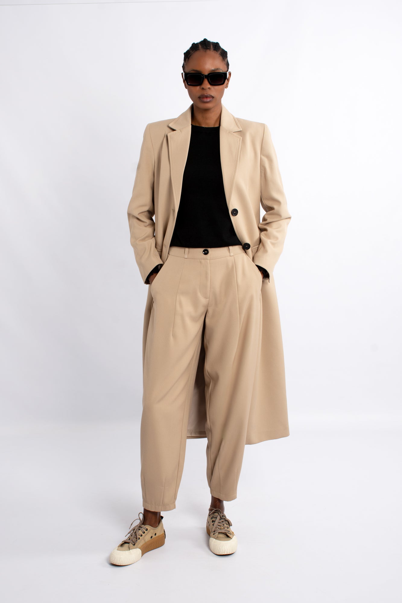 Twill Barrow Leg Trouser