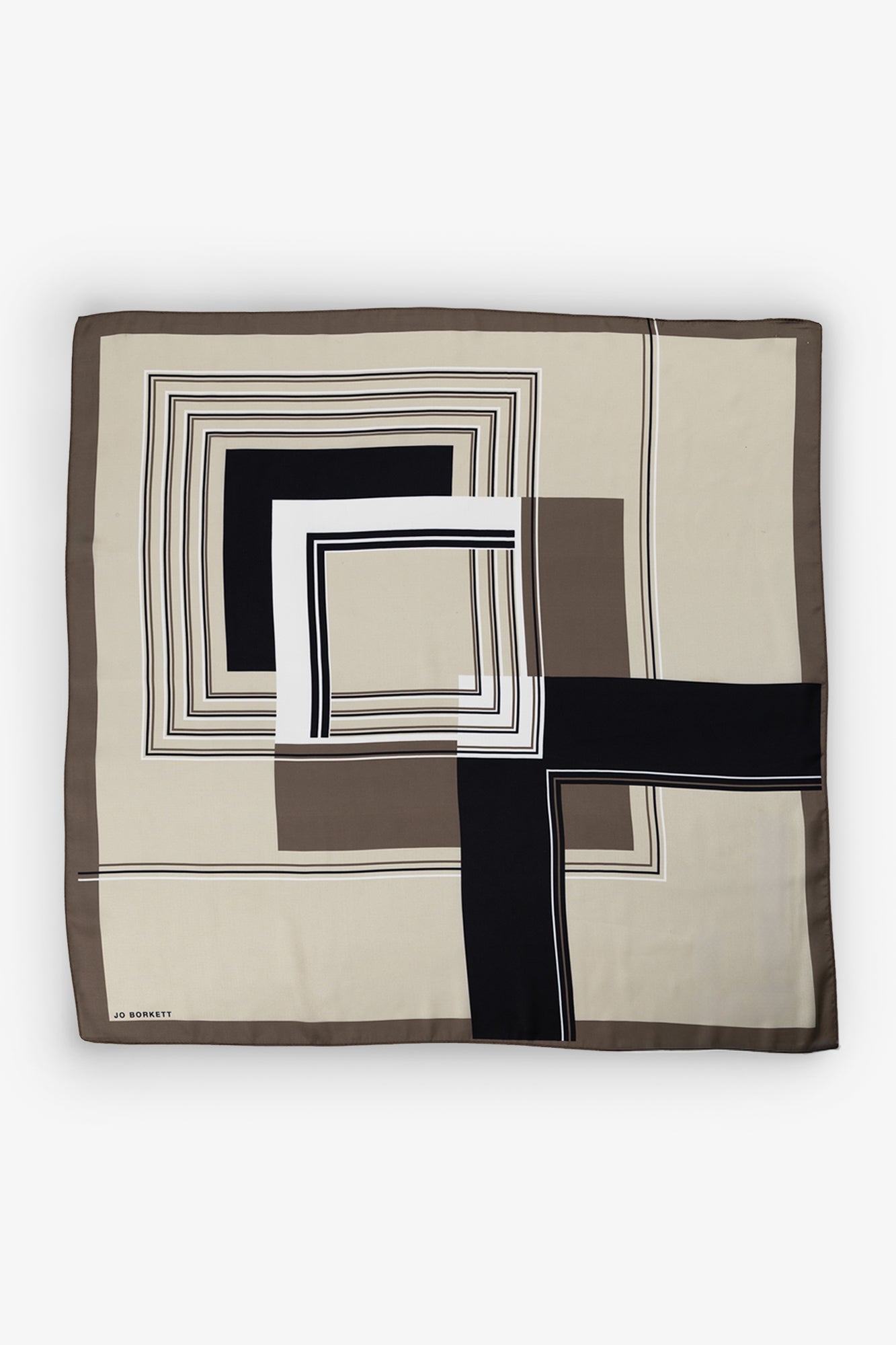 Silk Touch Geometric Vintage Neckerchief